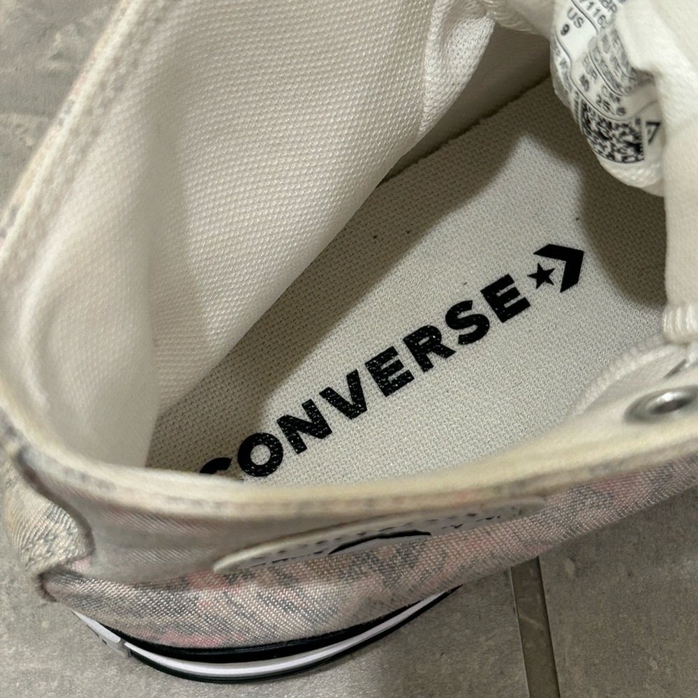 GUC Converse Chuck Taylor All Star High Snake Print Pale Putty Women’s 9 - Picture 7 of 11